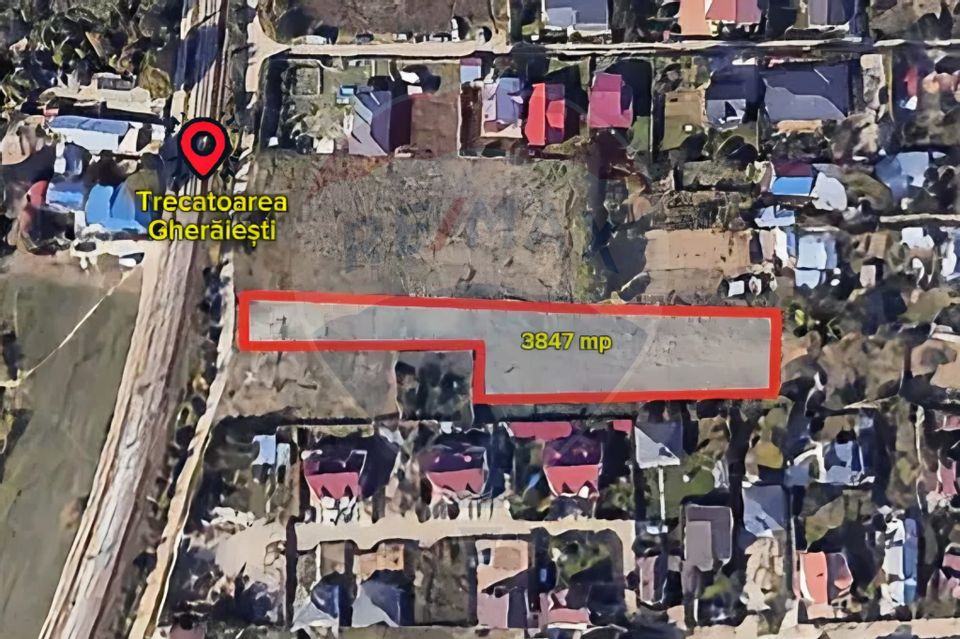 Land 3,847sqm Bacau / Trecatoarea Gheraiesti