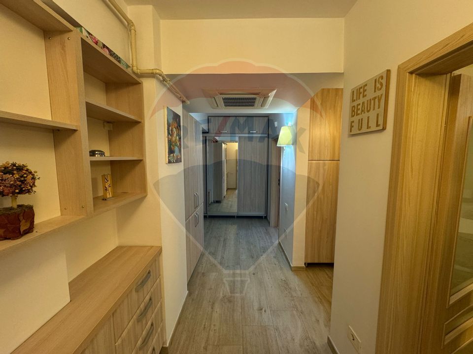 Apartament cu 2 camere cu gradina de inchiriat-bloc nou