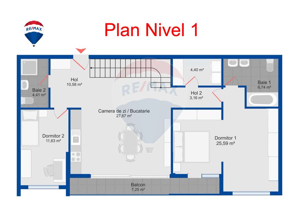 4 room Apartment for sale, Universitatii area