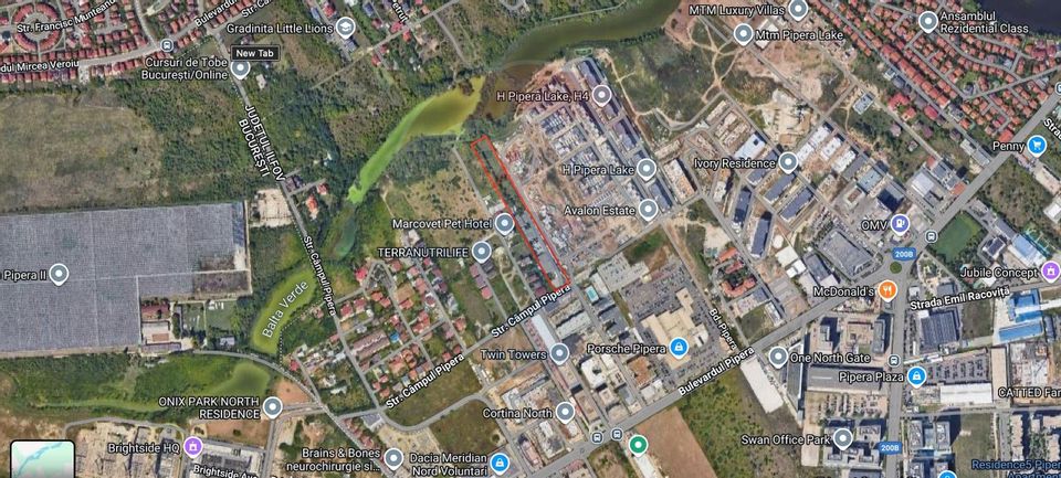 Teren 10,000mp Drumul Campul Pipera