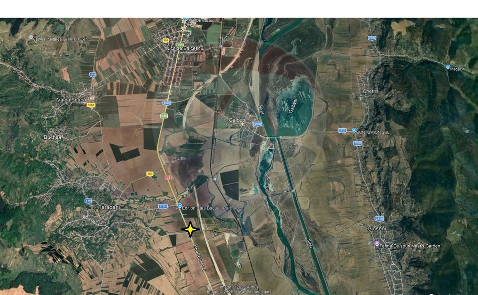 Land 6,600sqm Faraoani / Strada DN 85