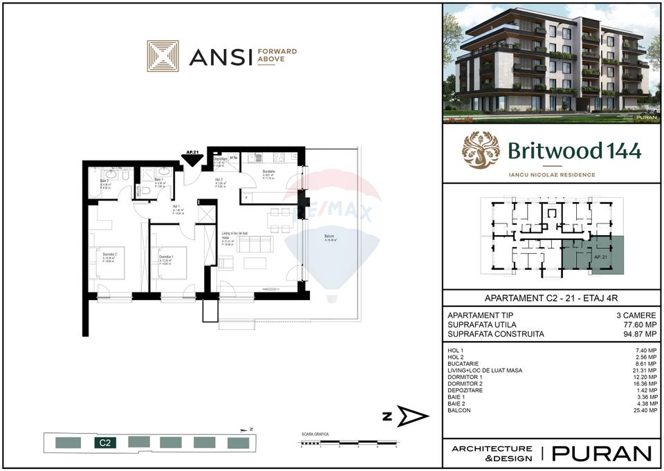 Apartament 3 camere de vânzare Iancu Nicolae