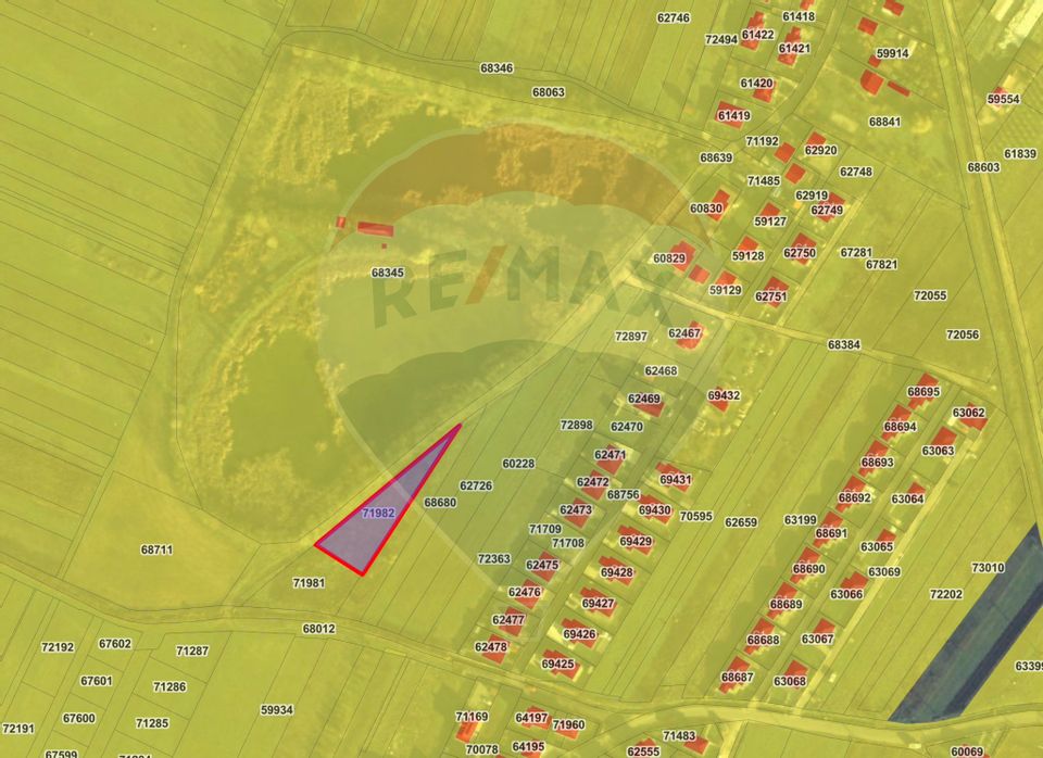 Teren intravilan 1350 mp – Jucu de Mijloc, lângă lac – ideal duplex