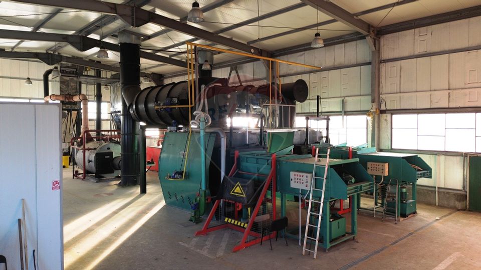 Hală industrială în Port, echipată complet incinerare deșeuri Galati
