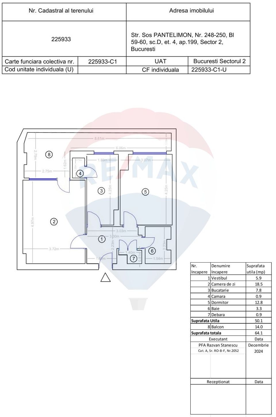 2 room Apartment for sale, Pantelimon area