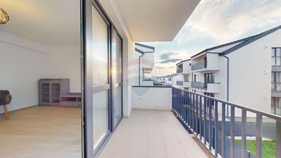 Apartament 2 camere mobilat | Parcare |  ROKA Village Sânpetru