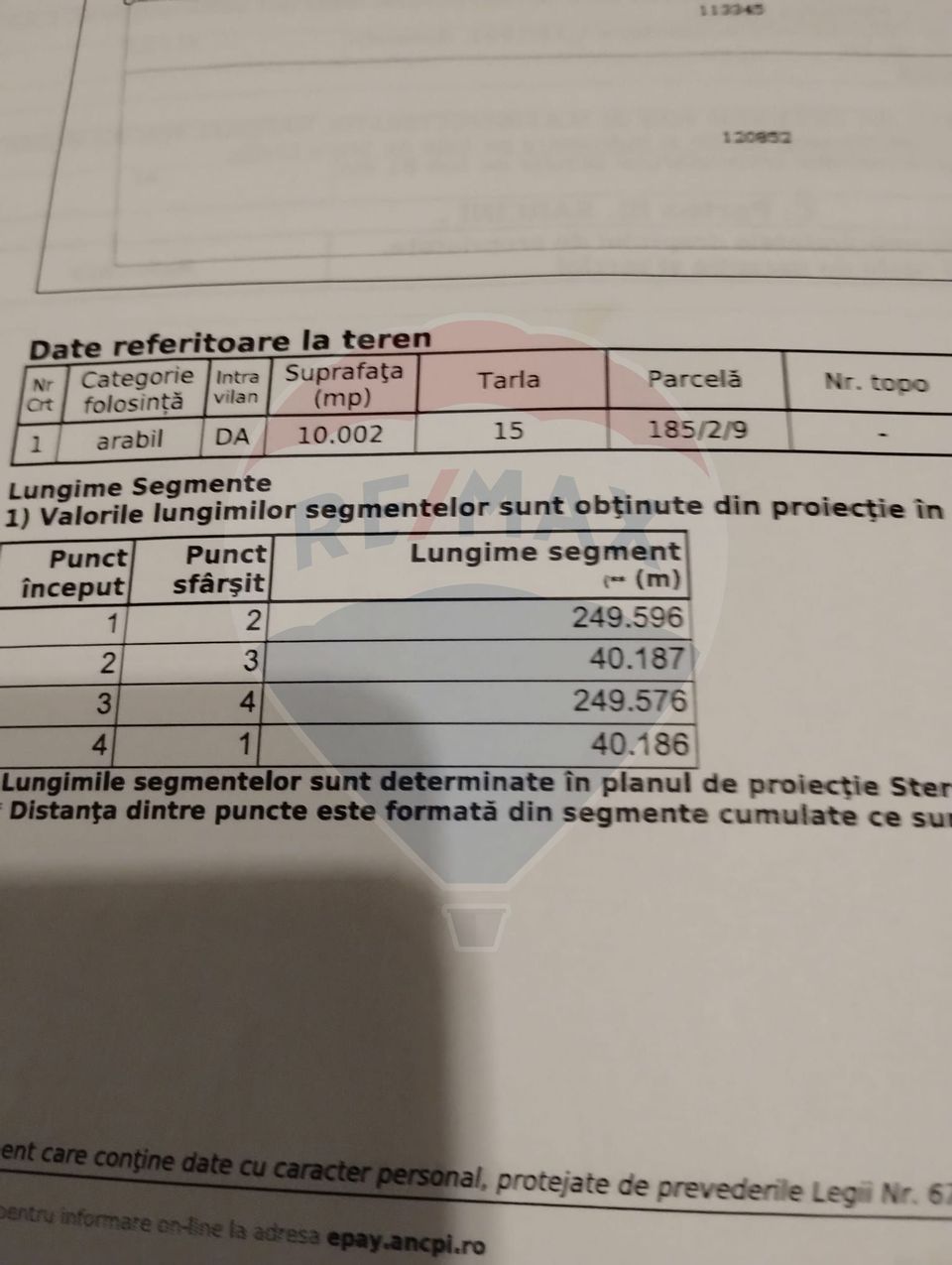 Land 10,002sqm Sibiu / Calea Surii Mici