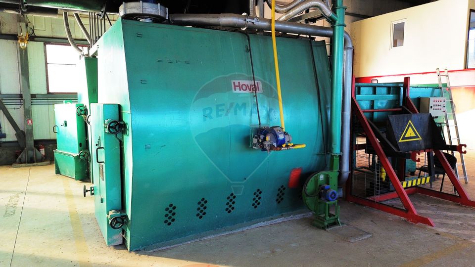 Hală industrială în Port, echipată complet incinerare deșeuri Galati