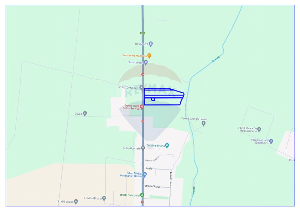 Land 42,157sqm Biharia / Soseaua E671