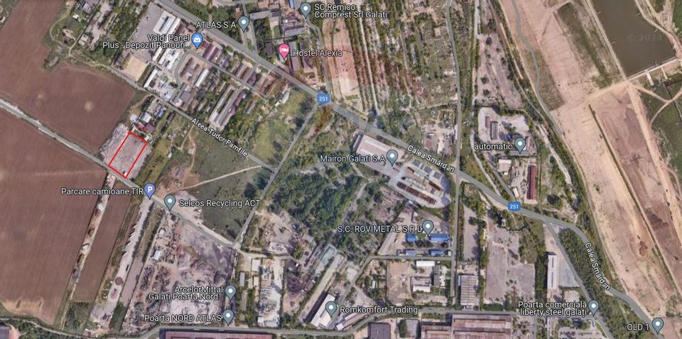 Teren intravilan, comercial/industrial in Galati NV