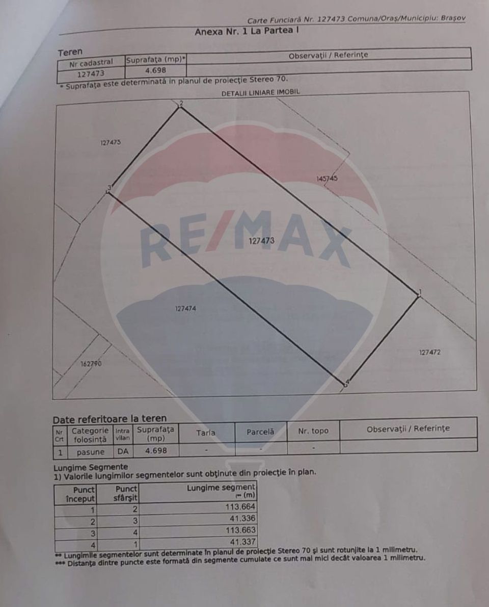 Land 4,698sqm Poiana Brasov / Strada Pastorului