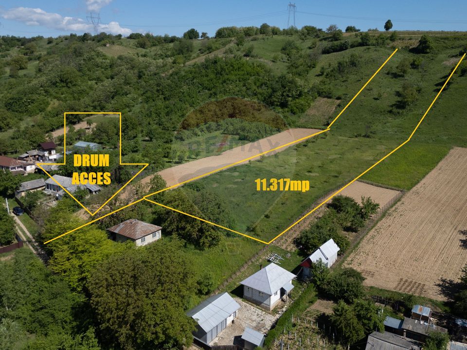 Teren 11.317 mp situat in Parava - Dragusani - Bacau