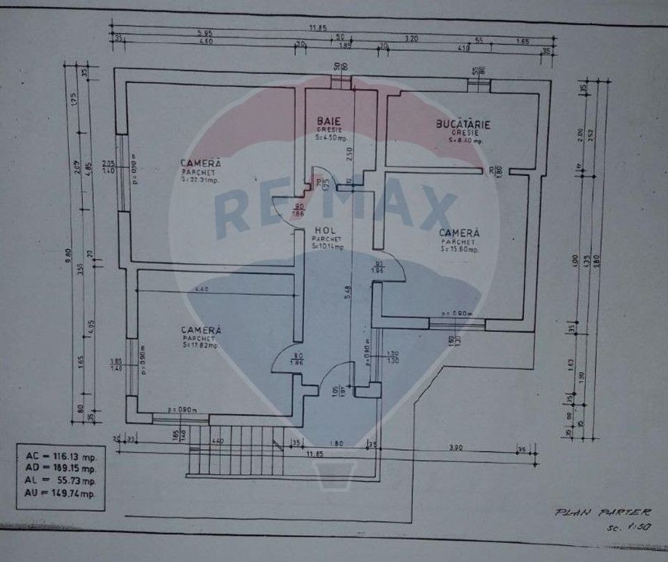 Casă / Vilă cu 4 camere de închiriat în zona Andrei Muresanu