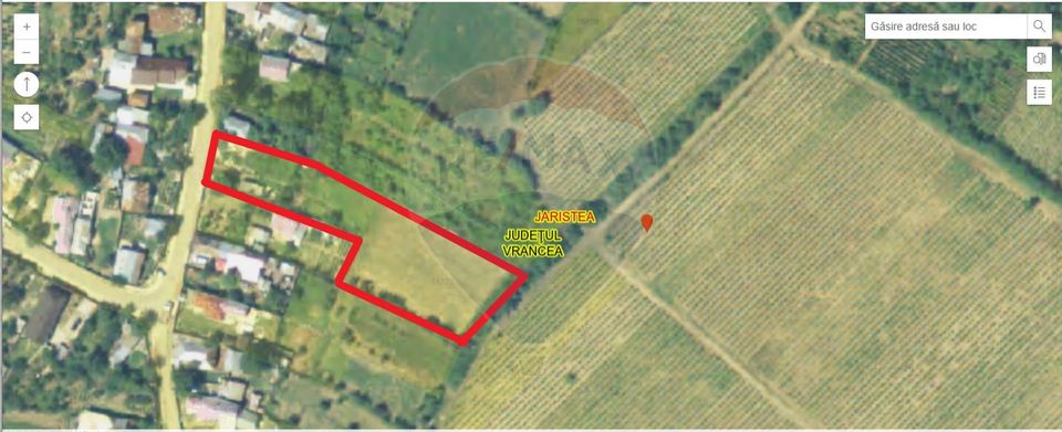 Land 2,636sqm Padureni (Jaristea) / Strada principala