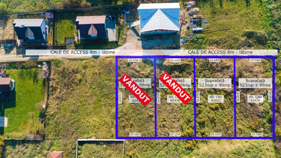 Land 622sqm Barnova / Strada Gutuiului