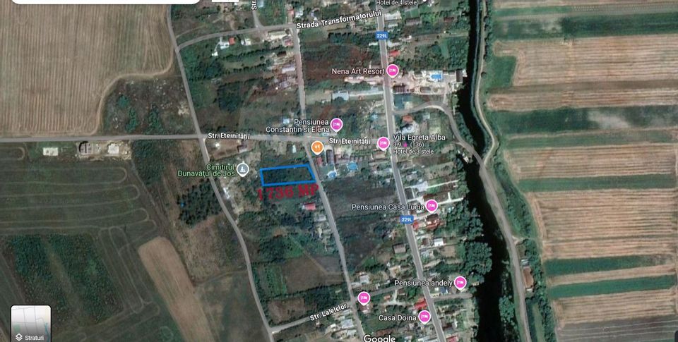 Teren de vanzare , Autorizetie 20 camere + Avize, Dunavatu de Jos