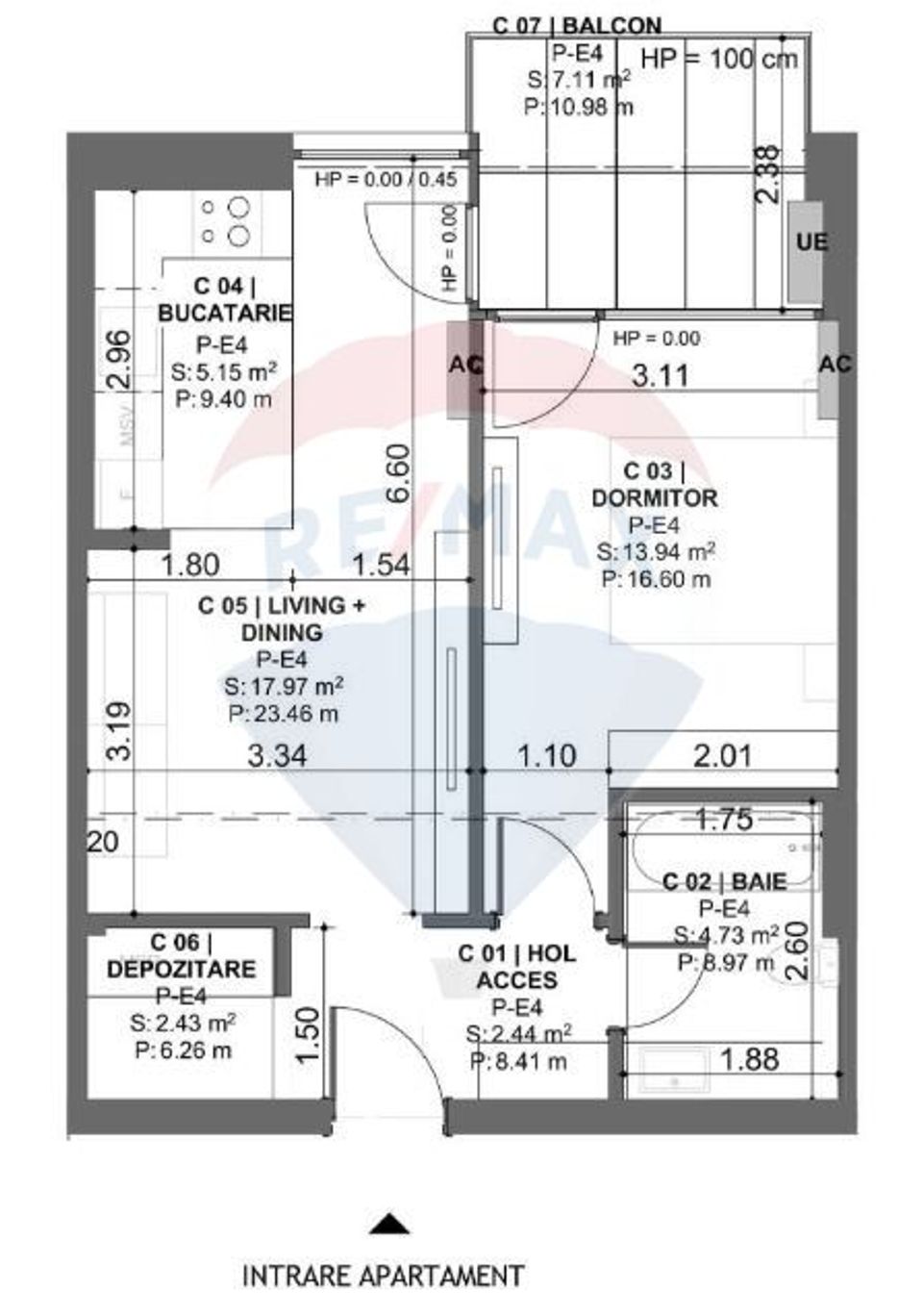 Vanzare  APARTAMENT CU 2 CAMERE-DEZVOLTATOR