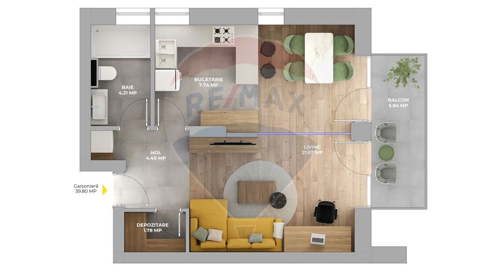Garsonieră Maurer Avantgarden 3 – Faza V  - Comision 0%