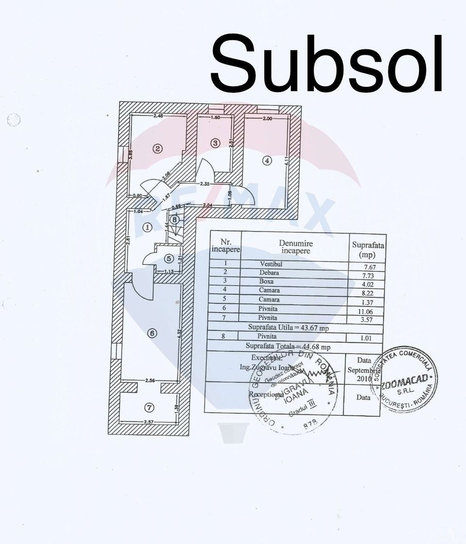 Casă interbelică de închiriat – Str. Barbu Văcărescu nr. 33