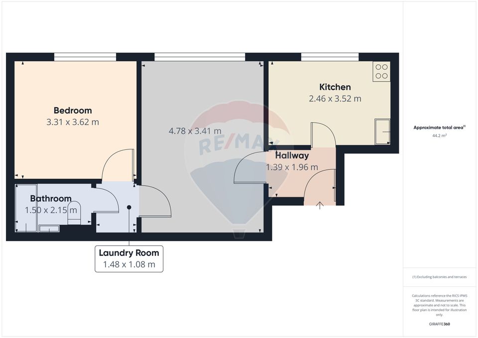 2 room Apartment for sale, Oltenitei area