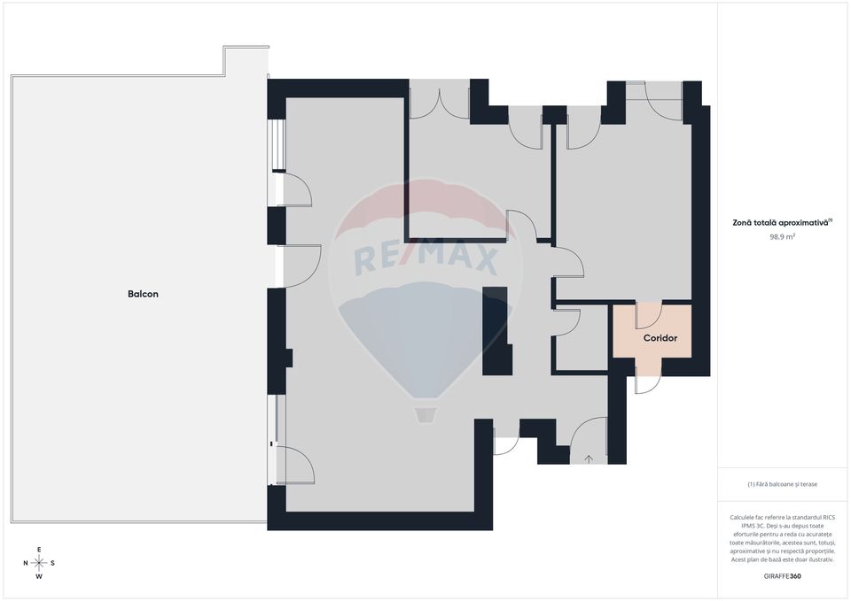 3 room Apartment for sale, Nord area