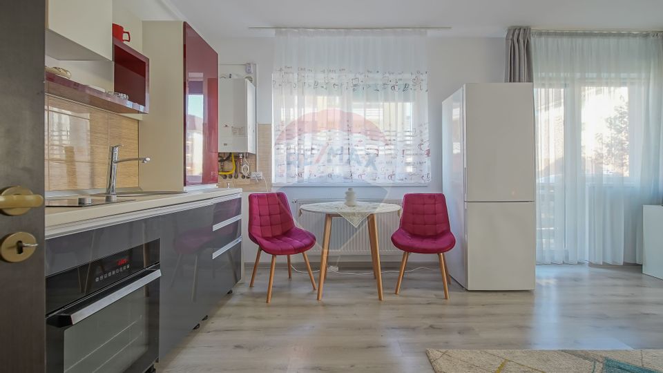 Apartament modern cu o cameră, complet mobilat și utilat