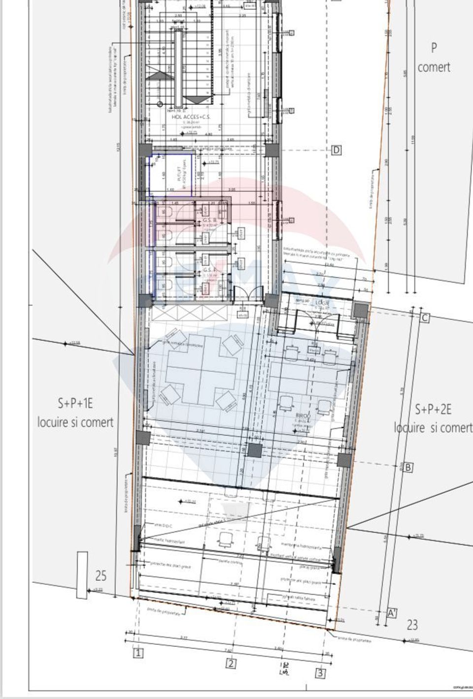 100sq.m Office Space for rent, Ultracentral area