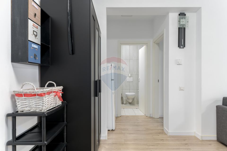 2 camere Città Nusco, Mobilat, utilat, terasă+balcon, centrală proprie