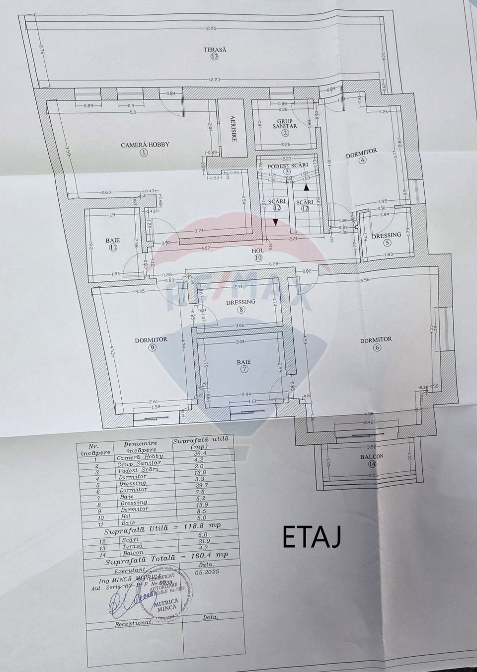 Vila D+P+E+M, 8 camere, 534 mp, Mogosoaia/Ilfov