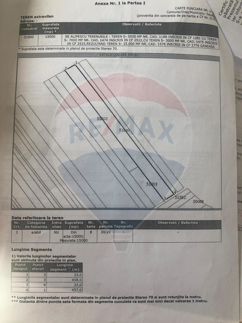 Land 15,000sqm Sindrilita / Strada Lalelelor