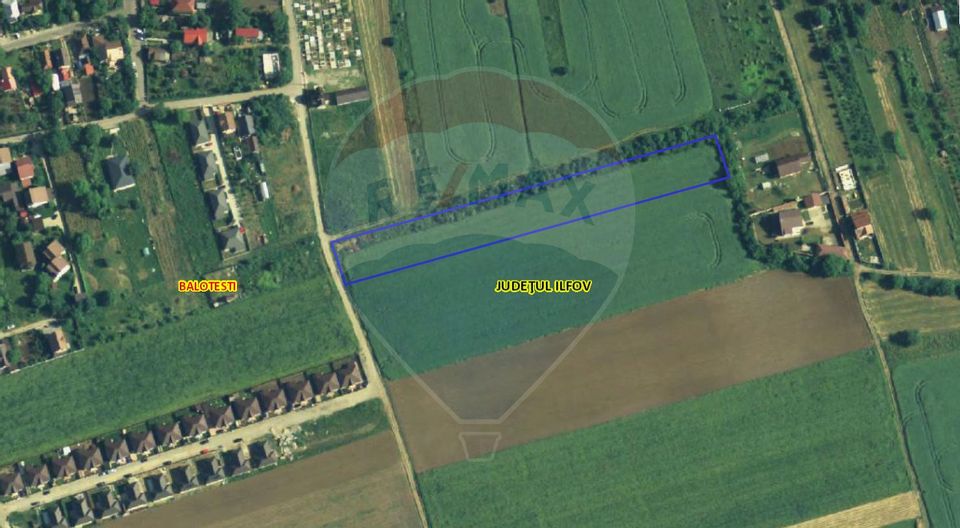 Teren 7,463mp Balotesti / Strada Biserica Sfantul Nicolae