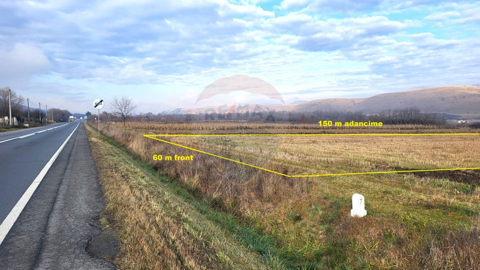 Teren industrial 9.000 mp Gilau Front la DN1 E60 Acces TIR