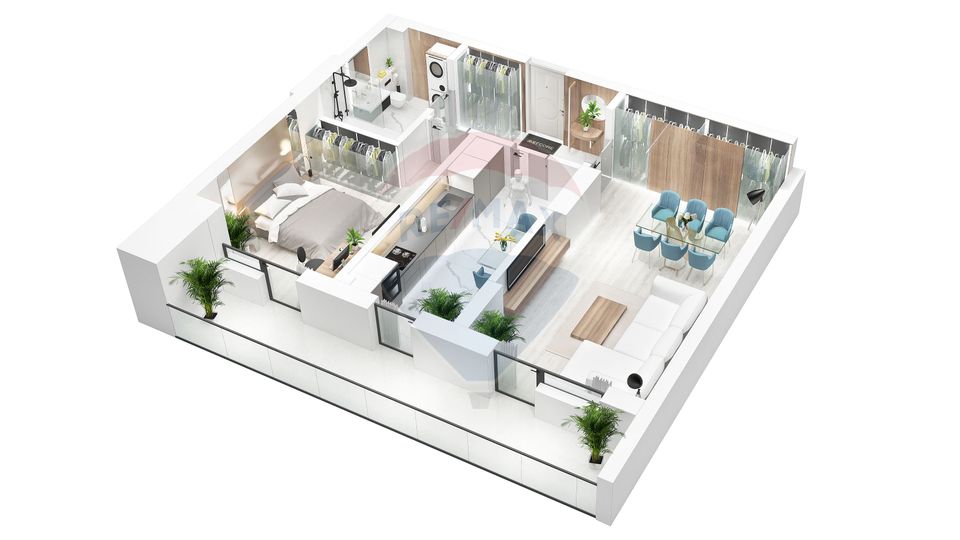 2 room Apartment for sale, Nord area