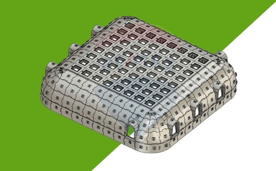 Case modulare din polistiren