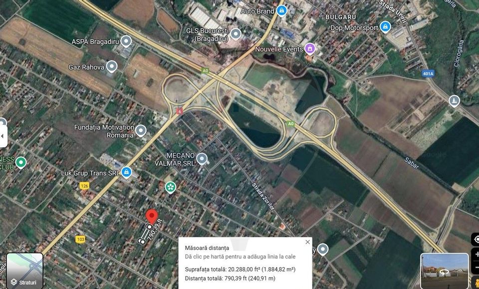 Teren intravilan de vanzare Bragadiru