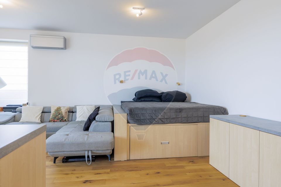 2 camere premium | TERASĂ 25 mp cu deck+vedere lac si pădure I parcare