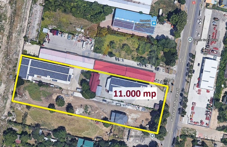 Parc logistic si spații industriale – 11.000 mp pe DN5, Giurgiu Nord