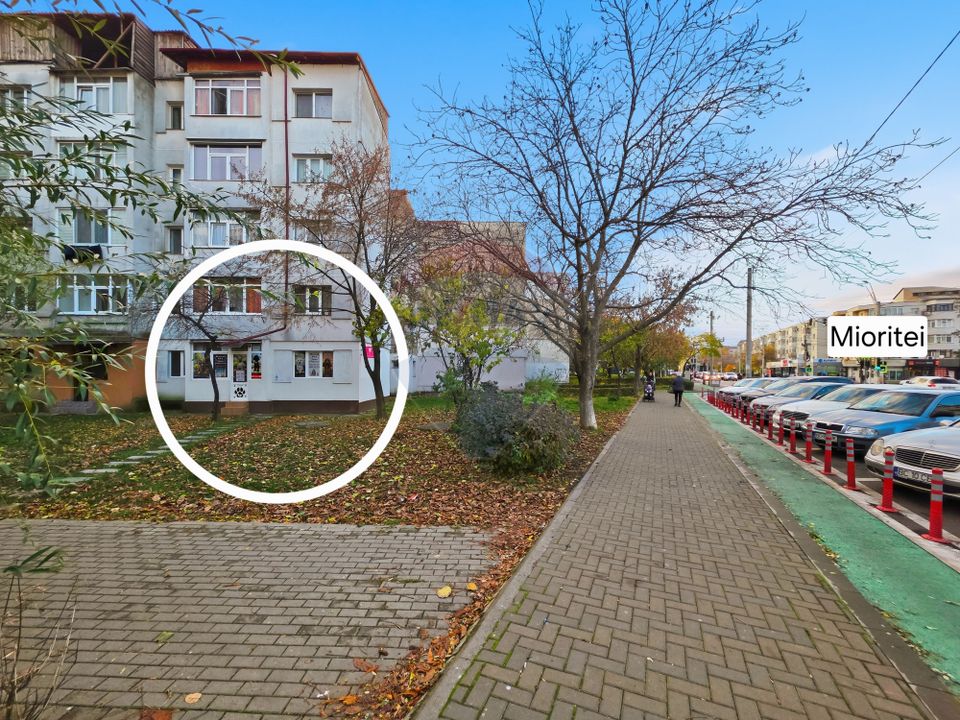 Rezervat! Spațiu comercial la parter de vânzare Mioritei - Bacau