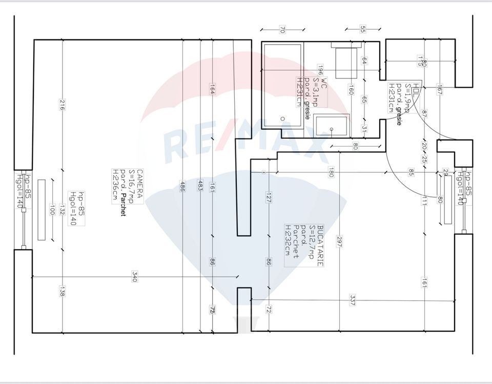 Apartament cu 1 camere de inchiriat in zona Semicentrala