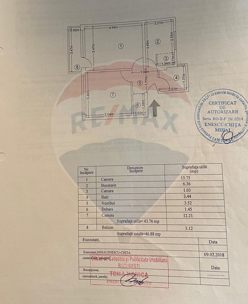 Apartament cu 2 camere luminos in Drumul Taberei