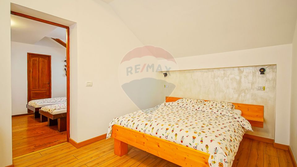 Cabana la Flo, 8 cam,P + M, teren 888 mp oportunitate de investitie !