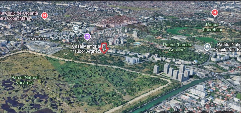 Teren 1,613mp Calea Vacaresti