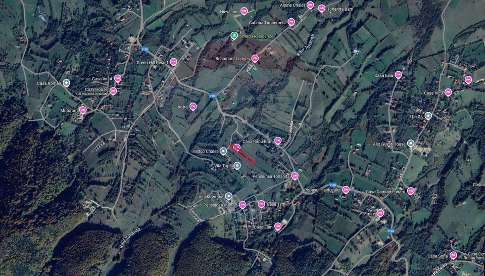 Land 4,223sqm Zarnesti / Strada Tohanita