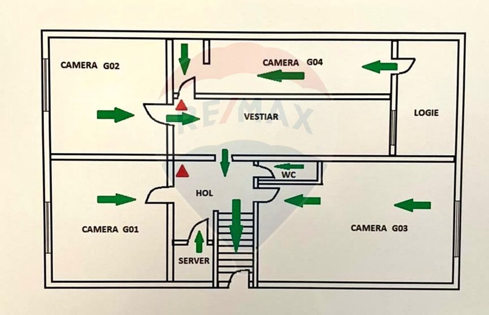 Casă / Vilă cu 7 camere de închiriat in centru , str. Traian Mosoiu