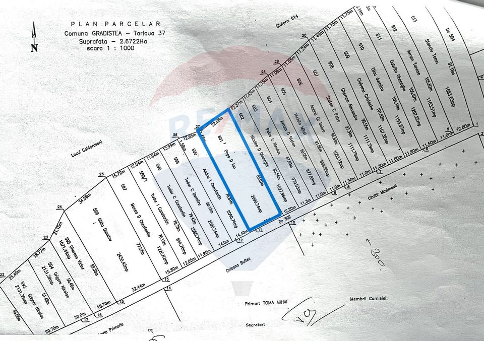 Teren de vânzare cu deschidere la lac – 2136 mp | Grădiștea, Ilfov