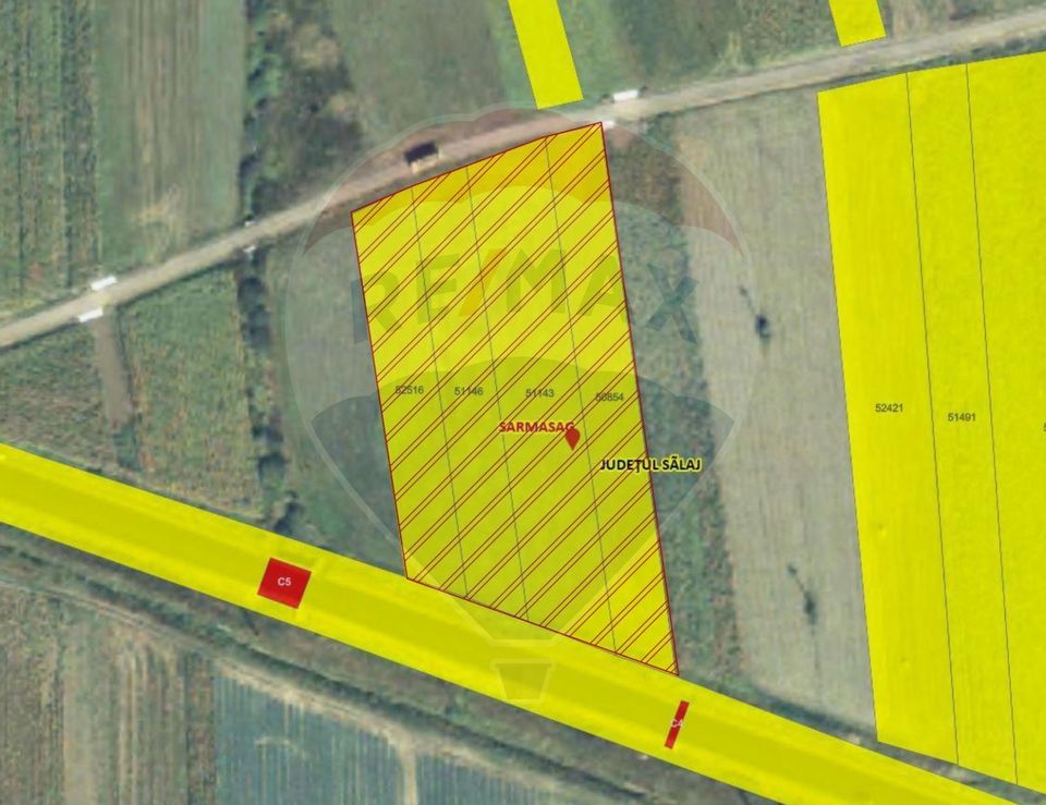 Land 8,600sqm Sarmasag / Soseaua E81