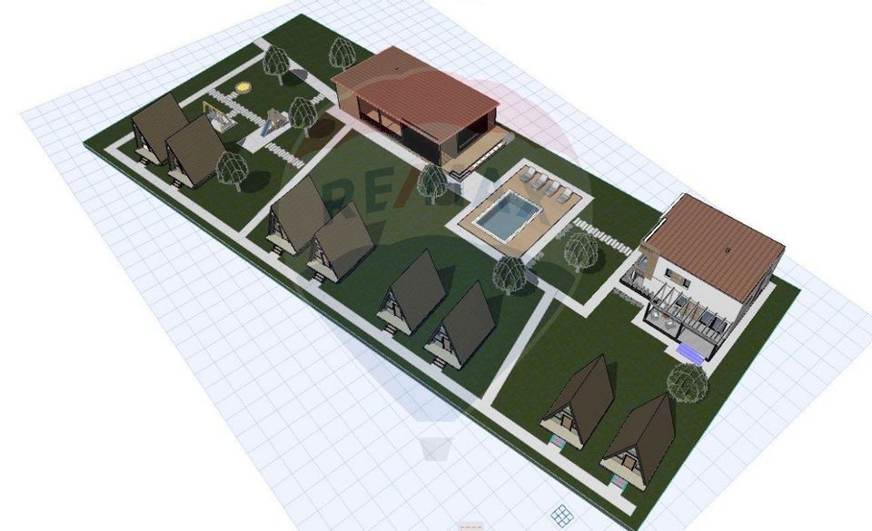 Proiect unic cu căsuțe tip A – oportunitate turistică excelentă!