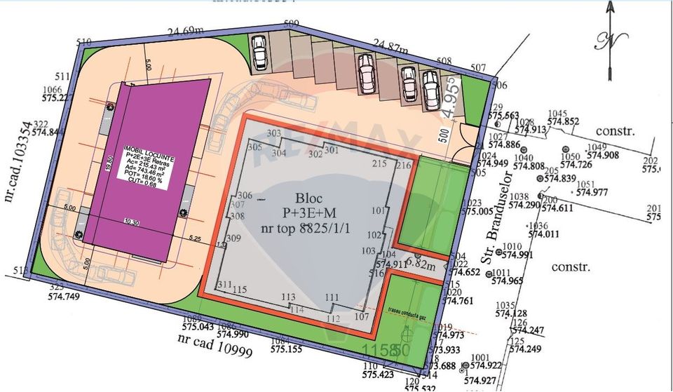 Teren pentru investiție în Brașov | Centrul Civic| A.C. | P+2E+3Er