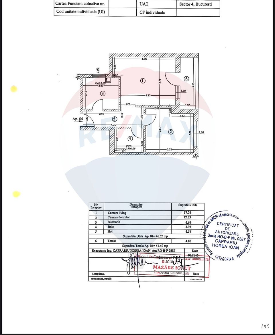 Apartament cu 2 camere pentru investitie.  Str. Martisor - Brancoveanu