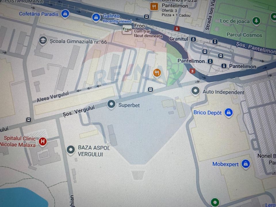 Commercial space of 149.6sqm for rent in the Pantelimon area